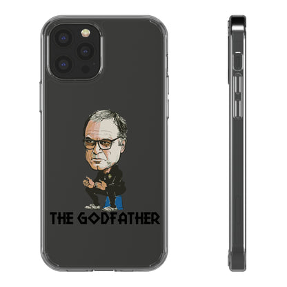 Clear Phone Case - Cartoon Bielsa the Godfather