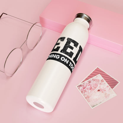 LEEDS “Marching On Together” Slim  Stainless Steel Water Bottle: Leeds  United Supporters Edition