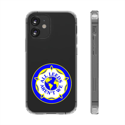 LUFC “All Leeds Aren’t We” Clear  Impact-Resistant Case - Lufcnews.co.uk
