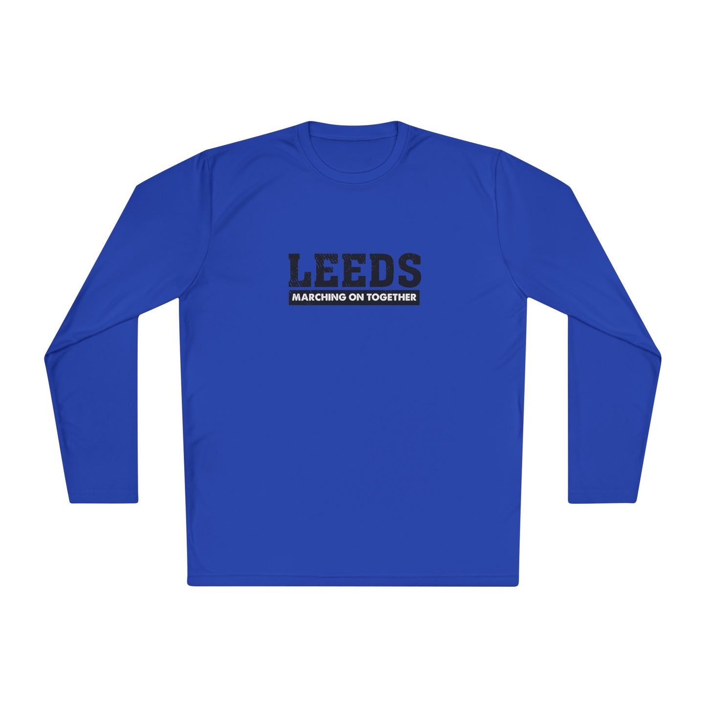 Leeds “Marching On Together” Long Sleeve T-Shirt: Unisex Fit