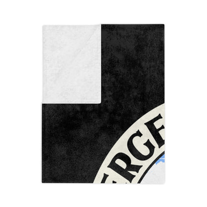 LUFC “Sergeant Wilko” Velveteen  Sports Blanket: Iconic Leeds United  Tribute Design