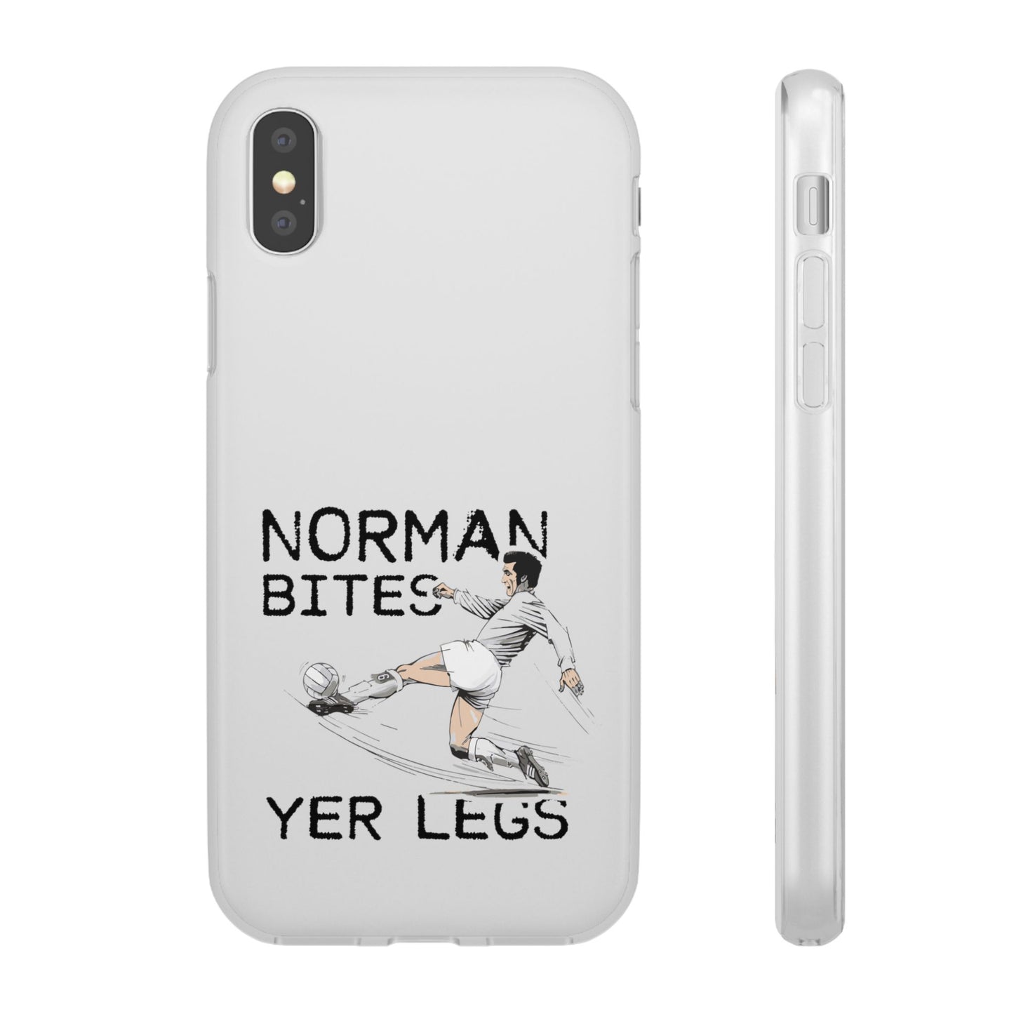 LUFC Norman Bites 'YER LEGS’ Flexi  Case