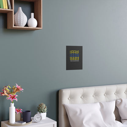 LUFC “Leeds The Champions” Silk  Poster