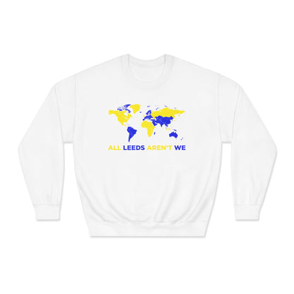 LUFC “All Leeds Aren’t We” World Map  Sweatshirt