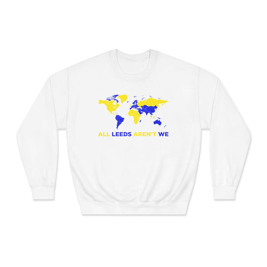 LUFC “All Leeds Aren’t We” World Map  Sweatshirt