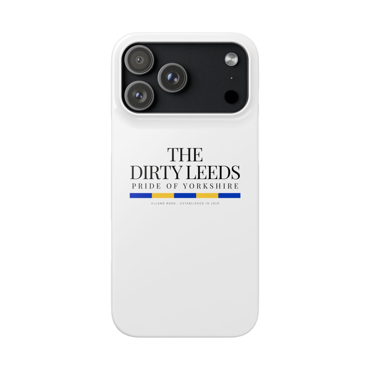 LUFC “The Dirty Leeds: Pride of  Yorkshire” Snap Case