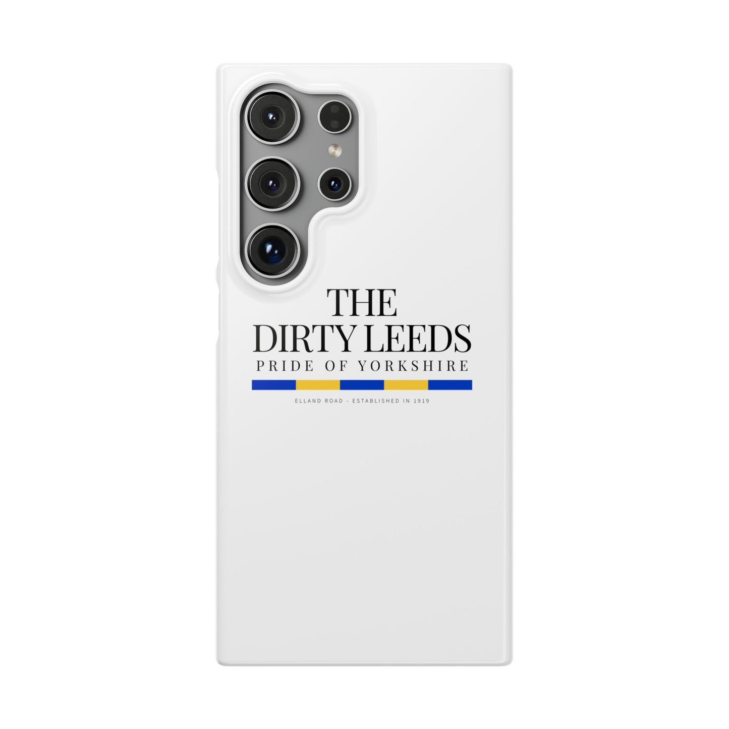 LUFC “The Dirty Leeds: Pride of  Yorkshire” Snap Case