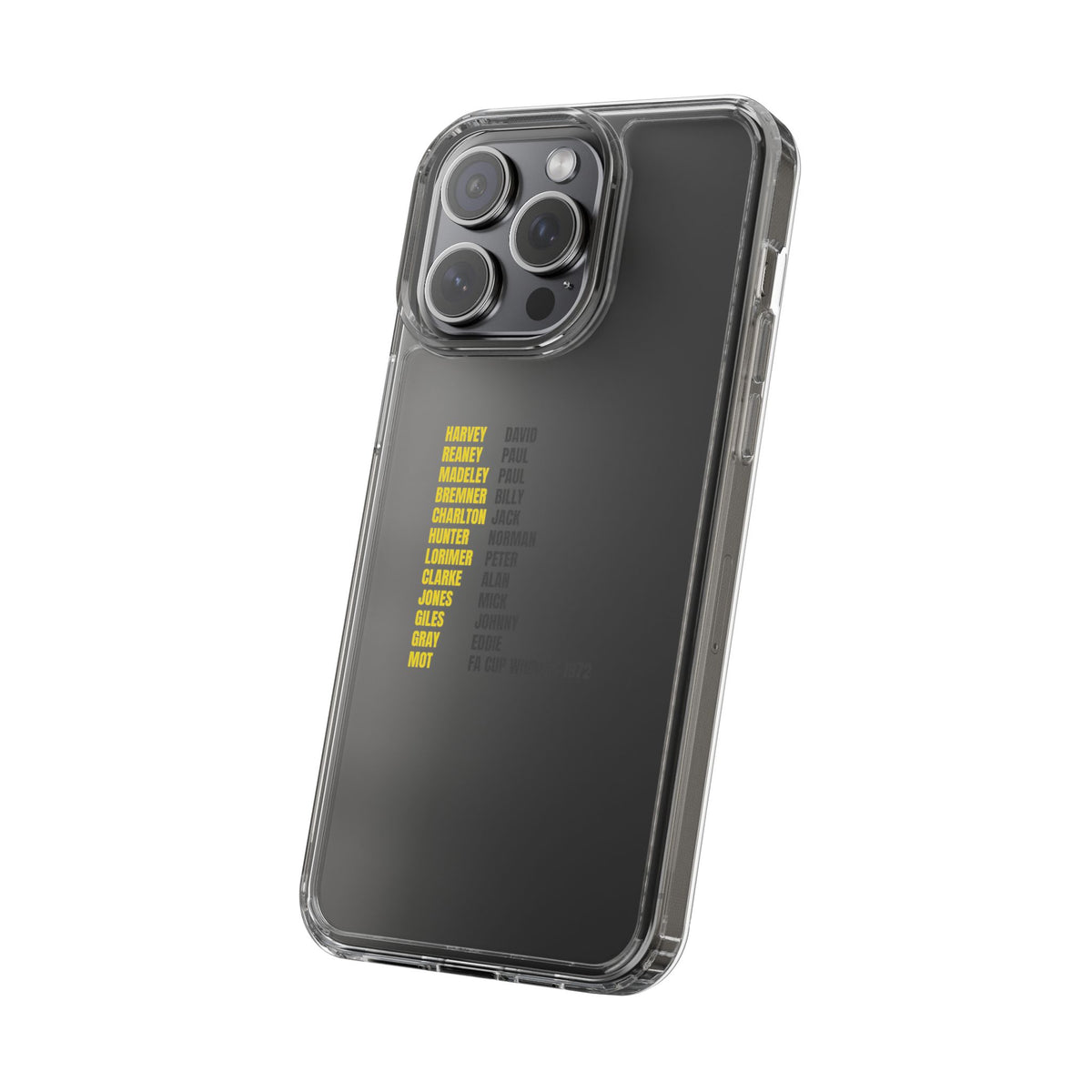 Clear Phone Case - 1972 FA Cup Winners