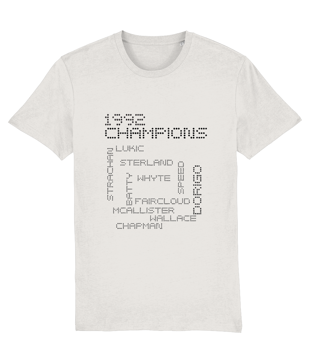 1992 LUFC CHampions T-shirt Men