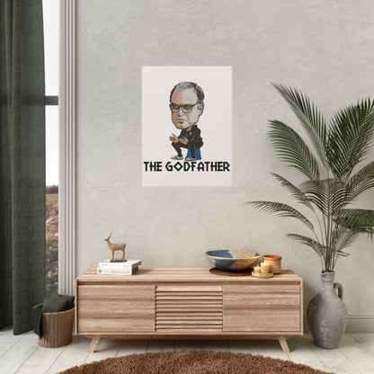 "Bielsa The Godfather" Leeds United Poster