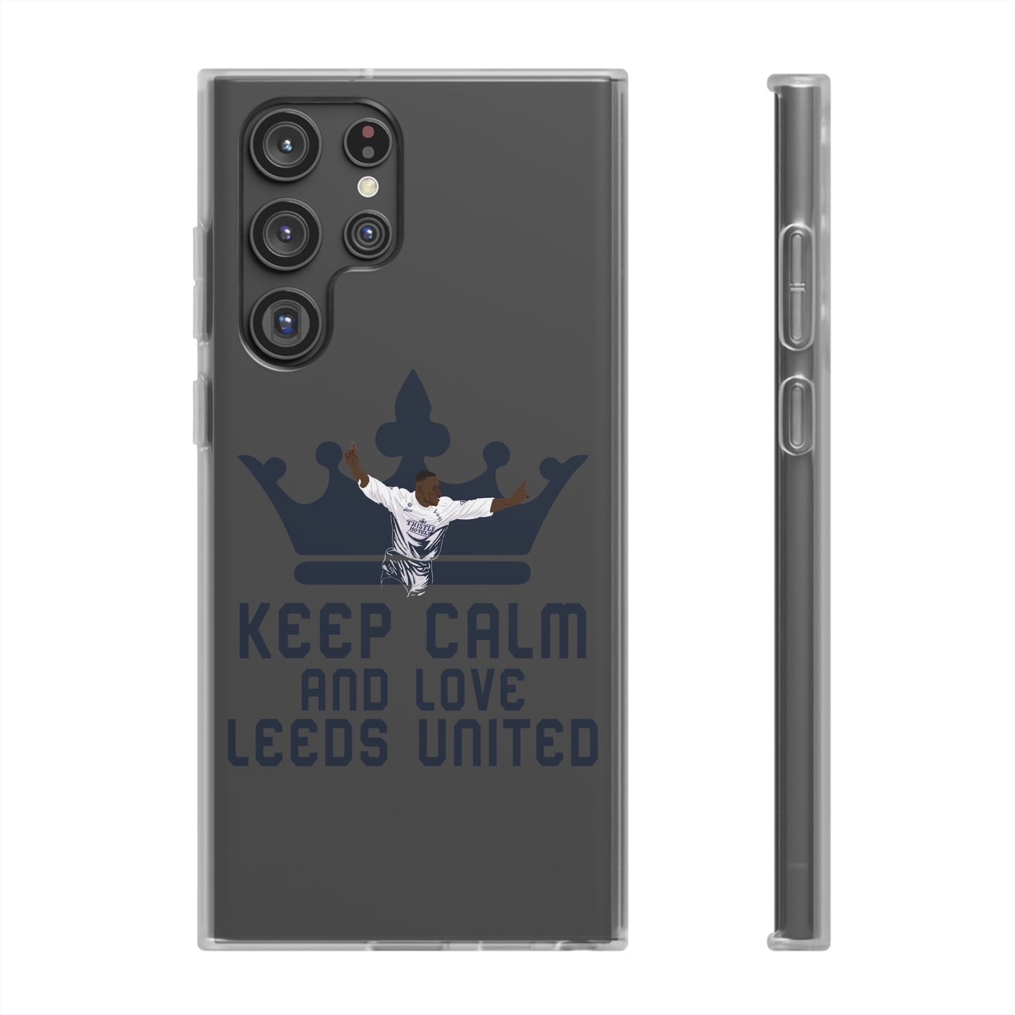 Funda flexible: mantén la calma y ama al Leeds United