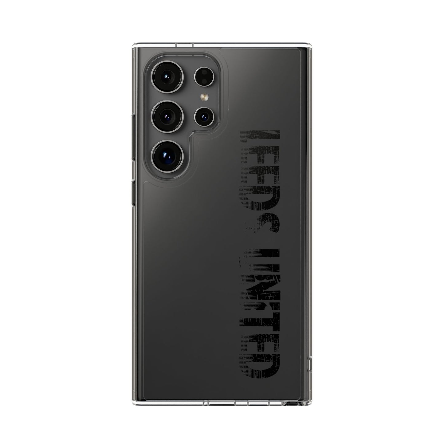 LUFC “LEEDS UNITED” Clear  Impact-Resistant Case