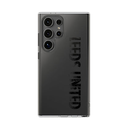 LUFC “LEEDS UNITED” Clear  Impact-Resistant Case