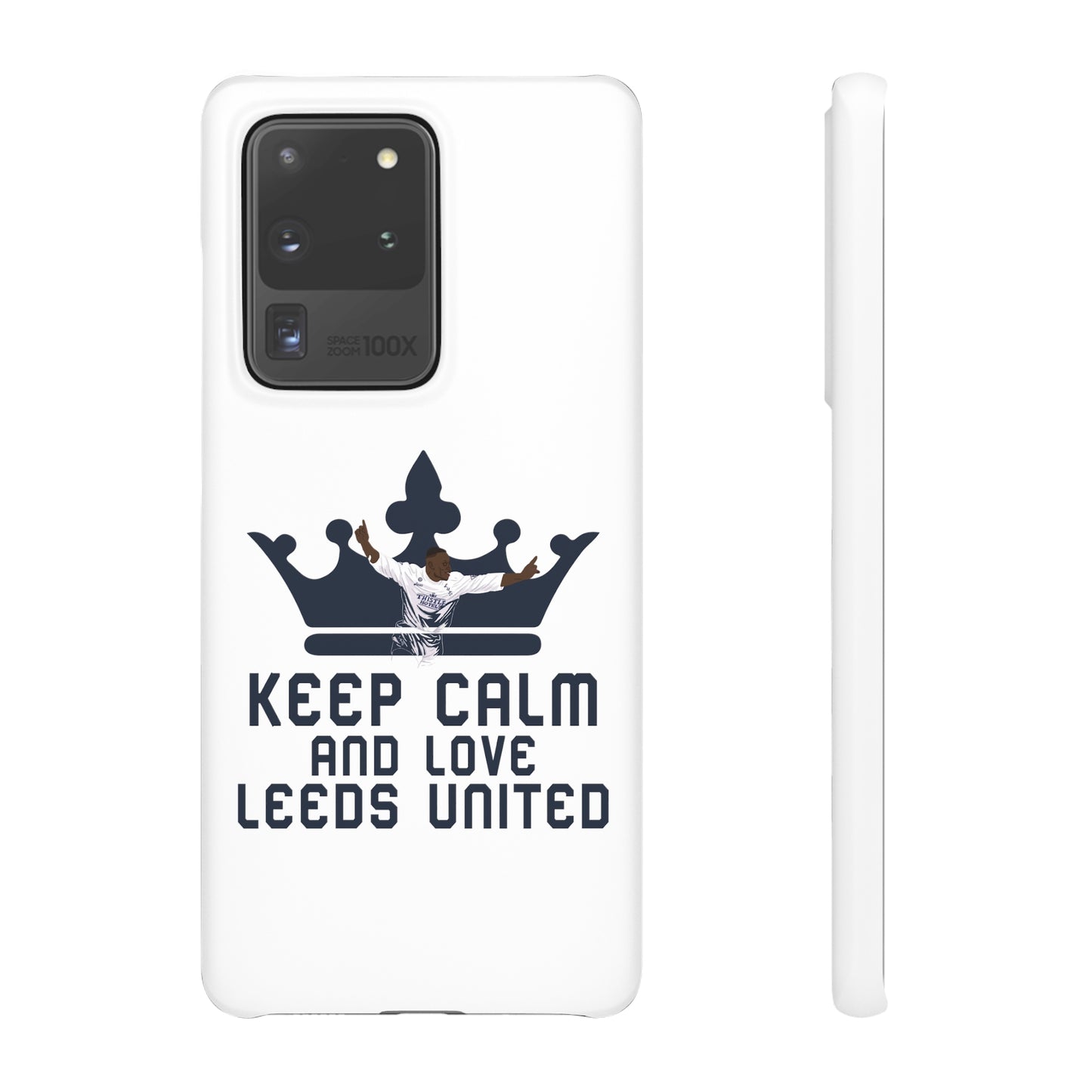 Funda para teléfono Snap - Mantenga la calma y ame al Leeds United