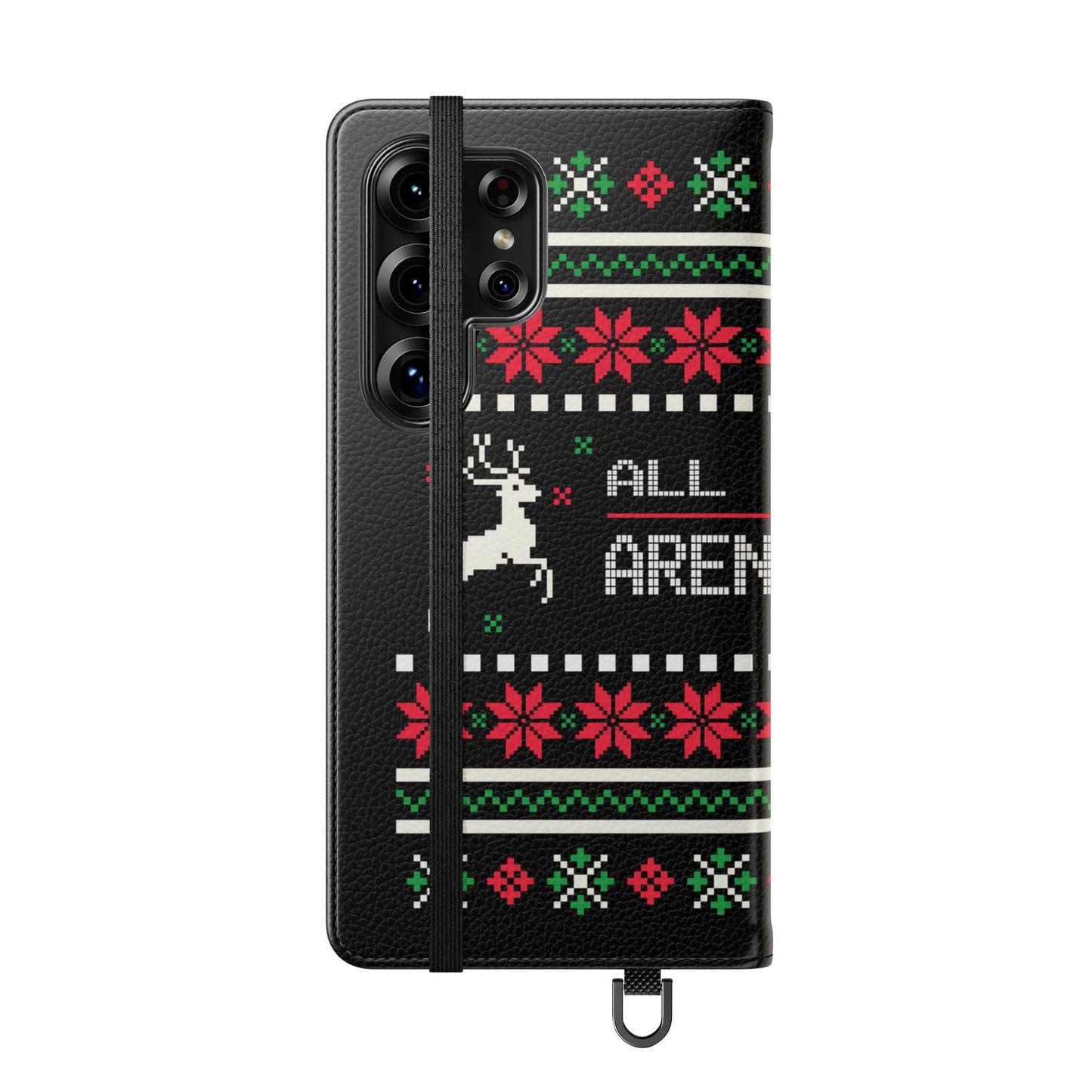 LUFC "All Leeds Aren't We" Flip Case  Phone Wallet: Christmas Edition