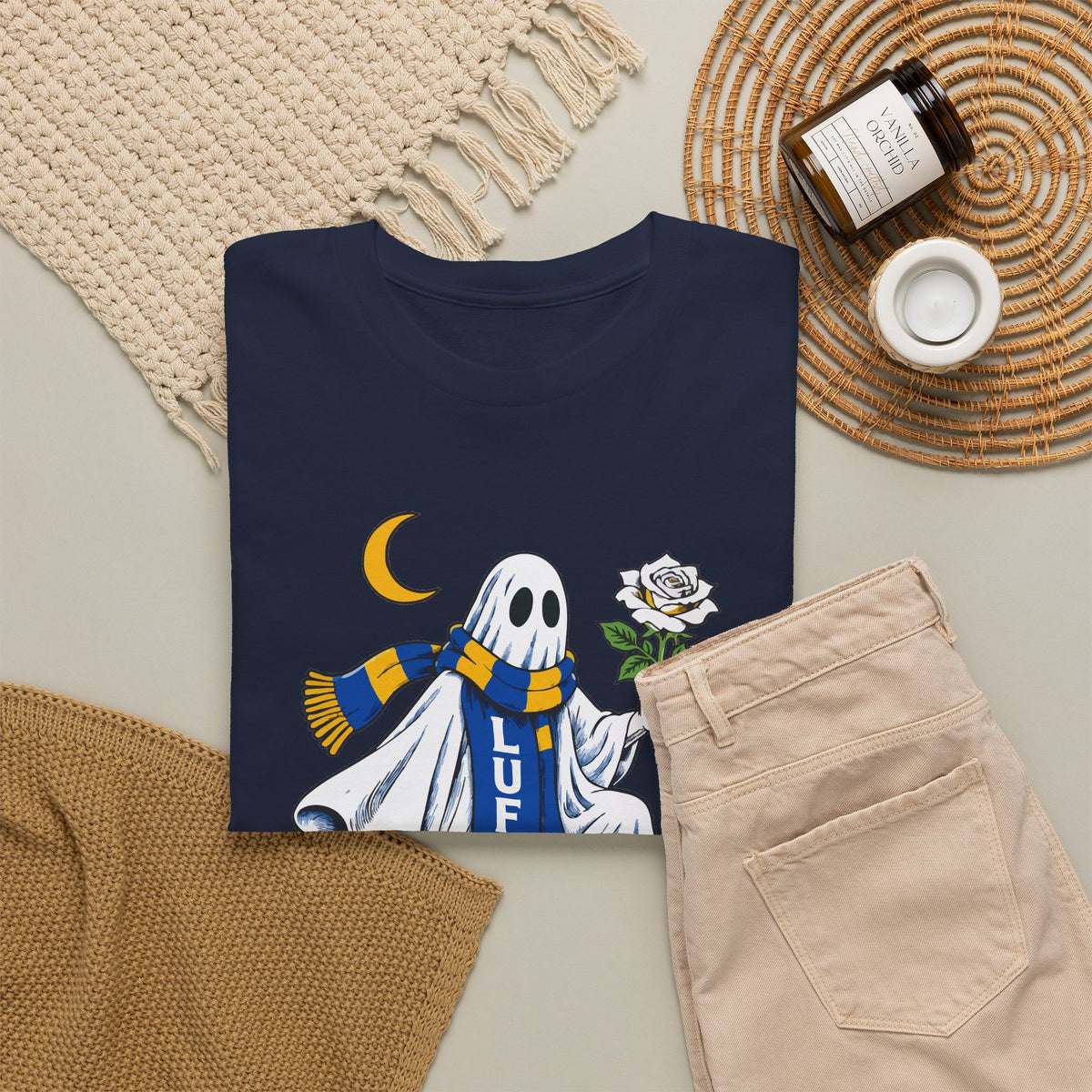 White Rose Phantom Halloween Leeds T-Shirt