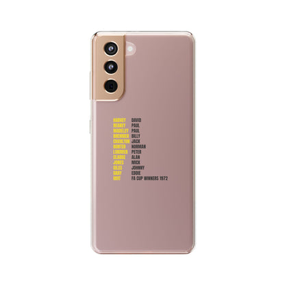 Clear Phone Case - 1972 FA Cup Winners