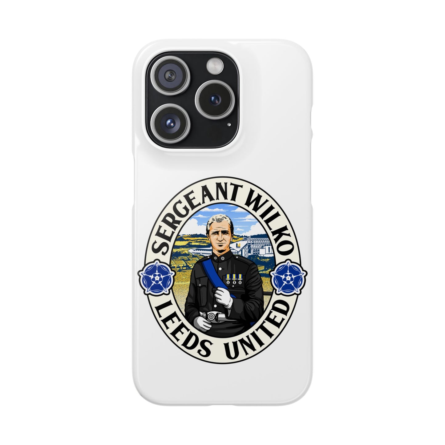 LUFC "SERGEANT WILKO" Leeds  United: Snap Case