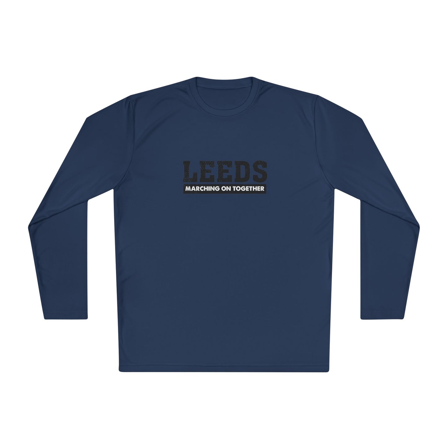 Leeds “Marching On Together” Long Sleeve T-Shirt: Unisex Fit