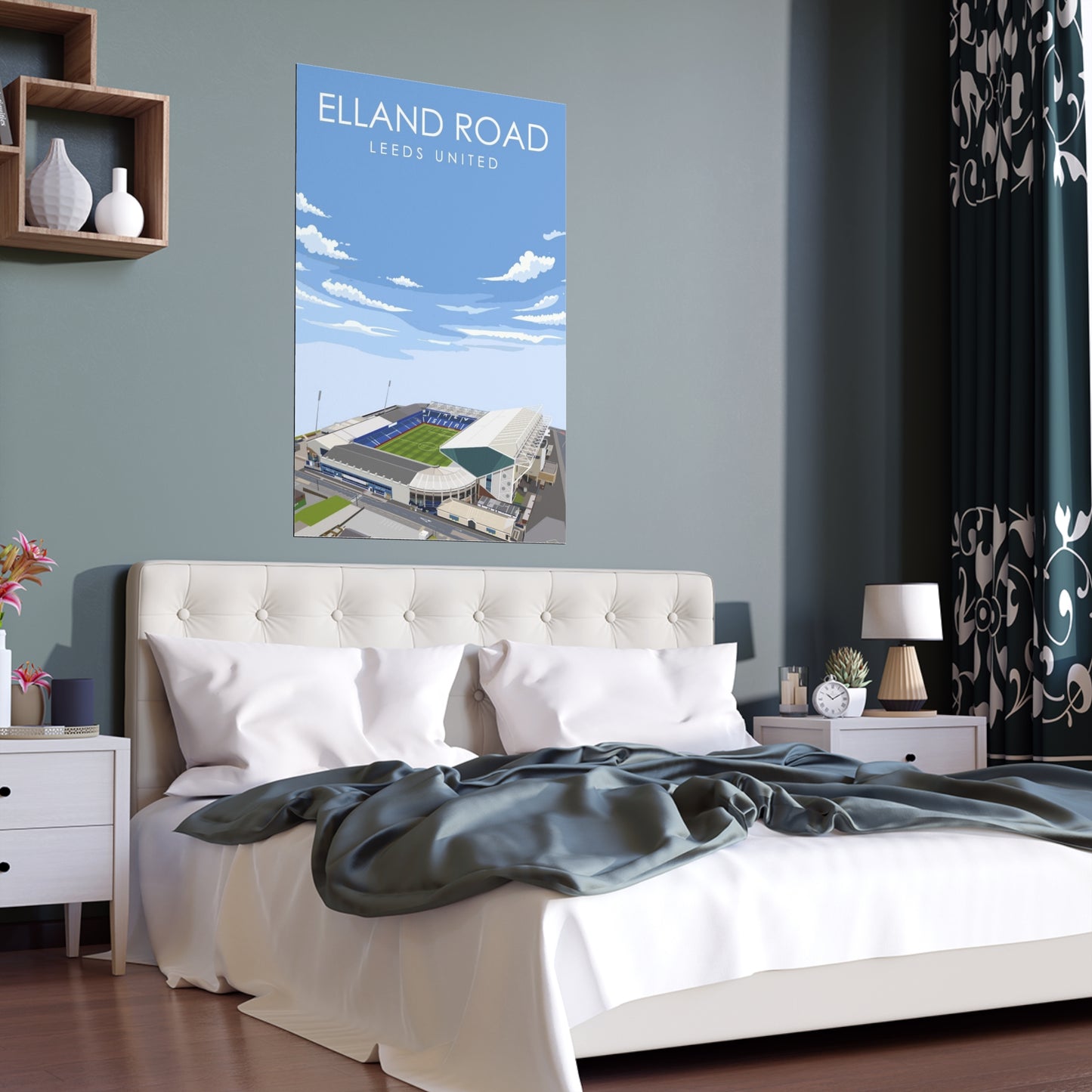 LUFC “Elland Road Leeds United”  Silk Poster