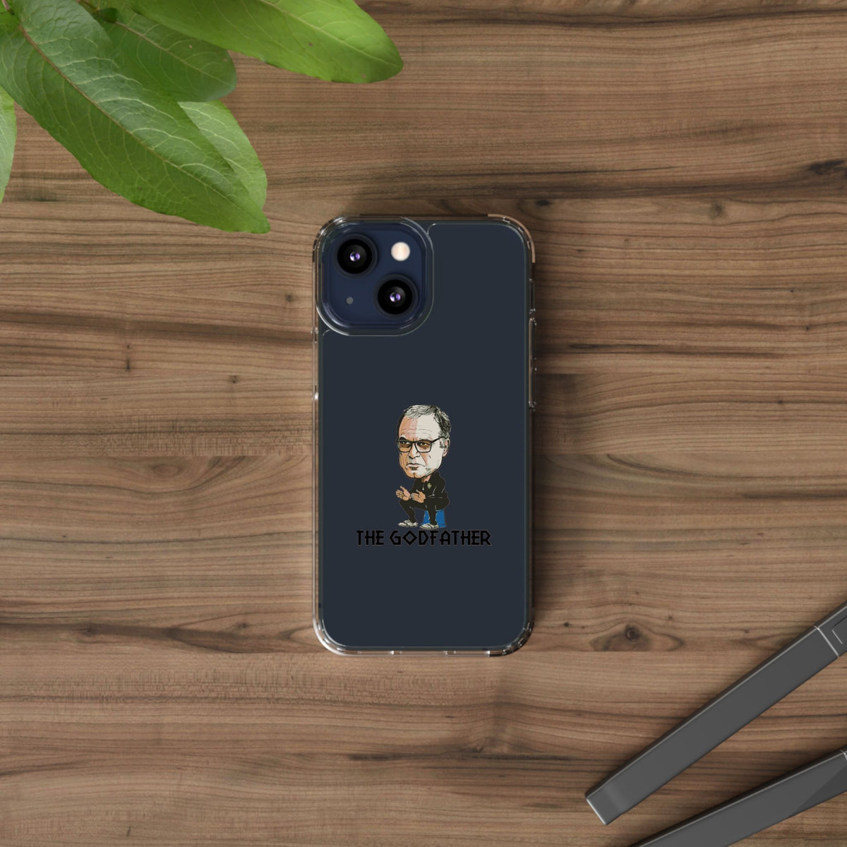 Clear Phone Case - Cartoon Bielsa the Godfather
