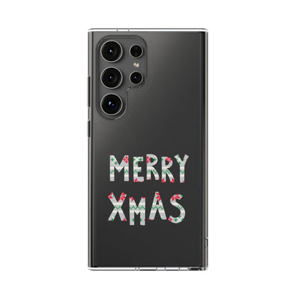 Leeds United "MERRY XMAS" Clear  Impact-Resistant Case: Christmas  Edition - Lufcnews.co.uk
