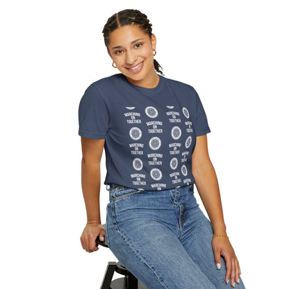 LUFC News Graphic Tee Garment-Dyed Unisex T-Shirt
