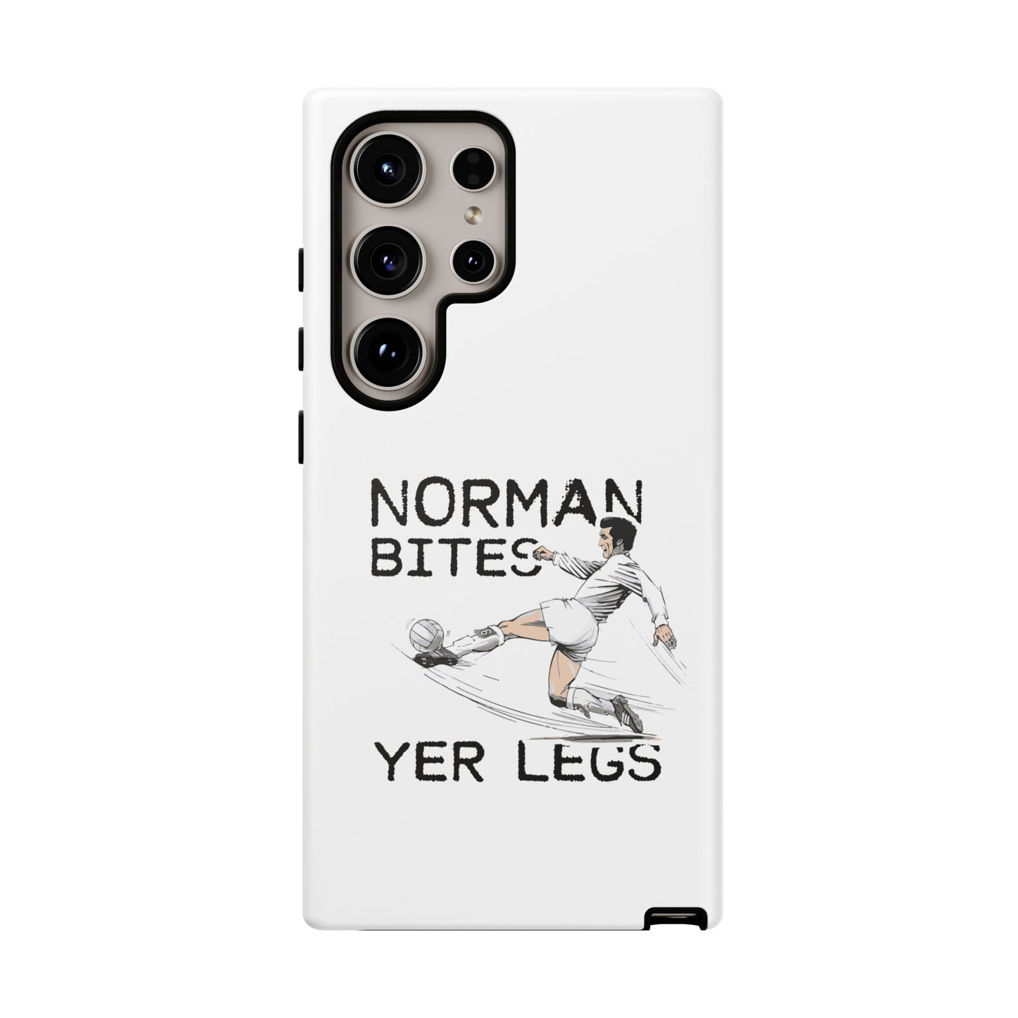 Leeds United NORMAN BITES 'YER  LEGS' Phone Case