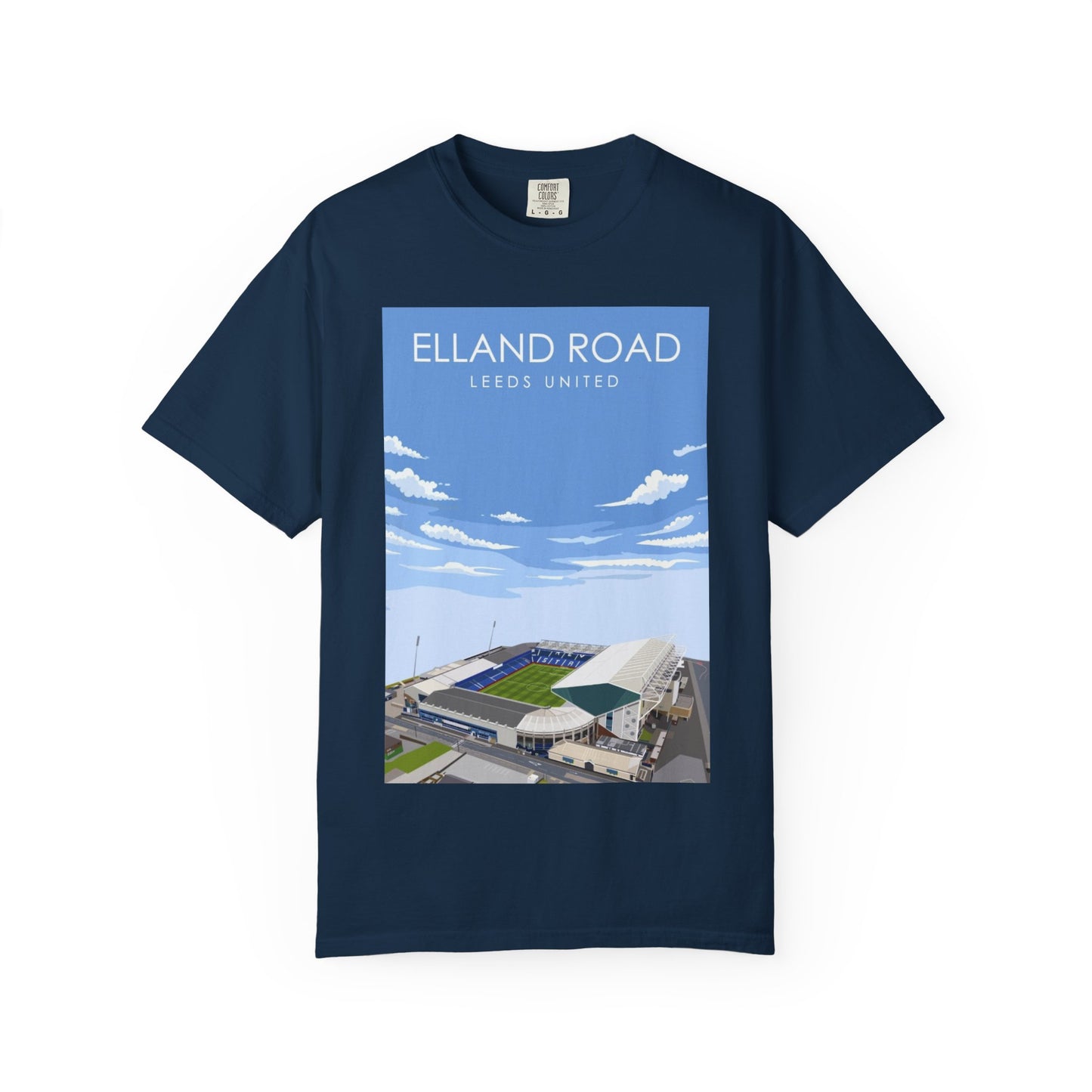 LUFC News Graphic Tee | Garment-Dyed Unisex T-Shirt