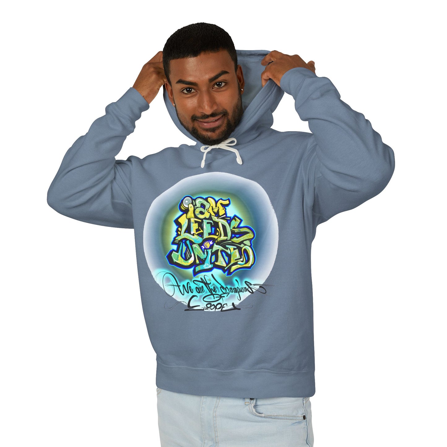 LUFC "I am Leeds United" Hoodie  Lightweight Unisex