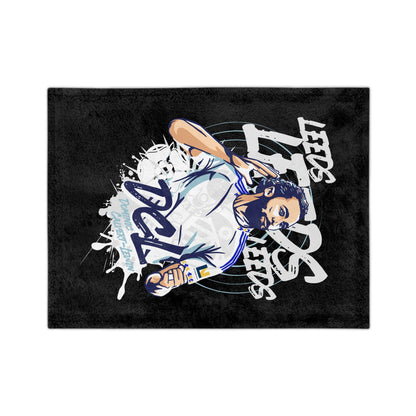 21 LUFC Christmas Velveteen Sports Blanket “ALL LEEDS AREN’T WE” Christmas Edition - Lufcnews.co.uk