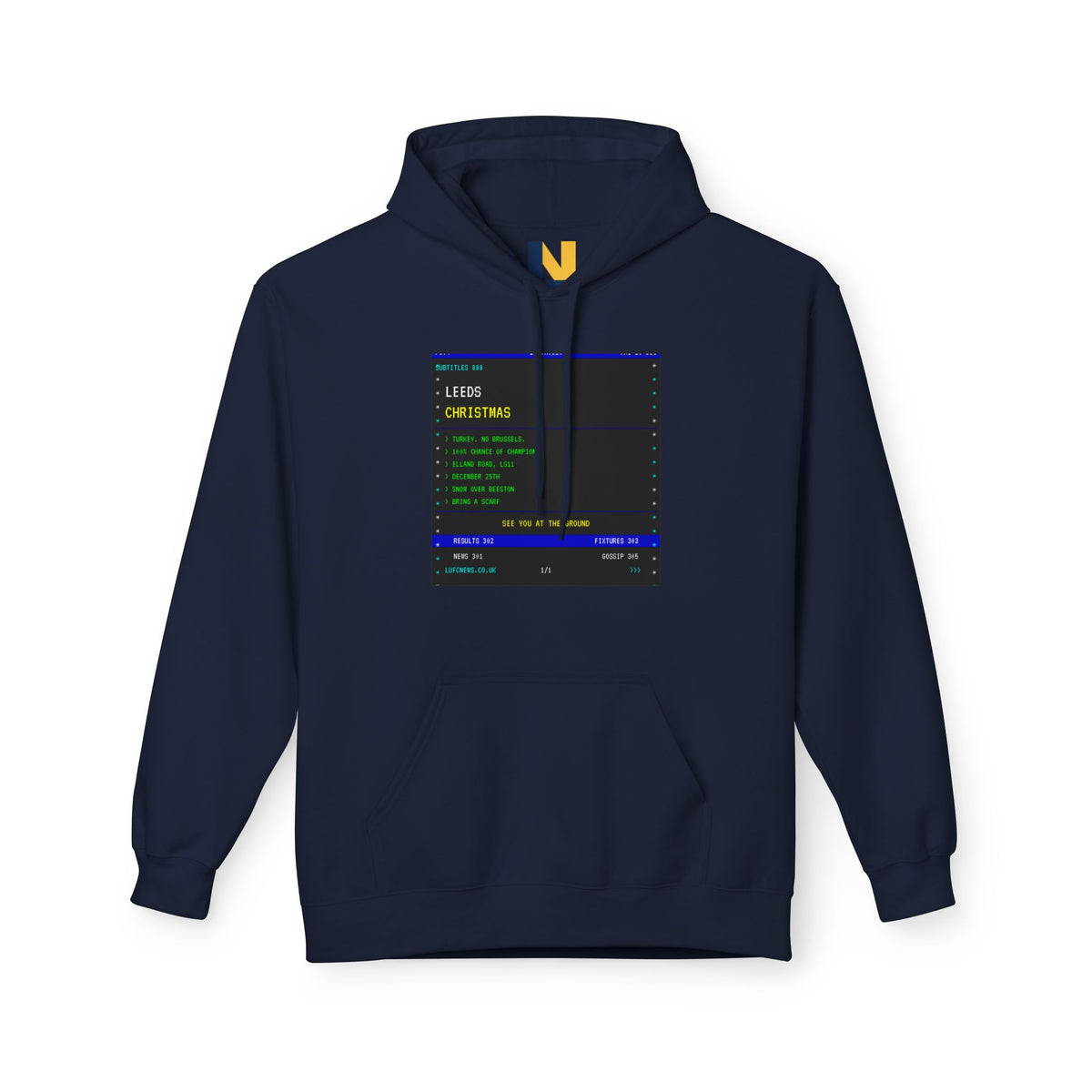 Leeds Santaview Christmas Hoodie