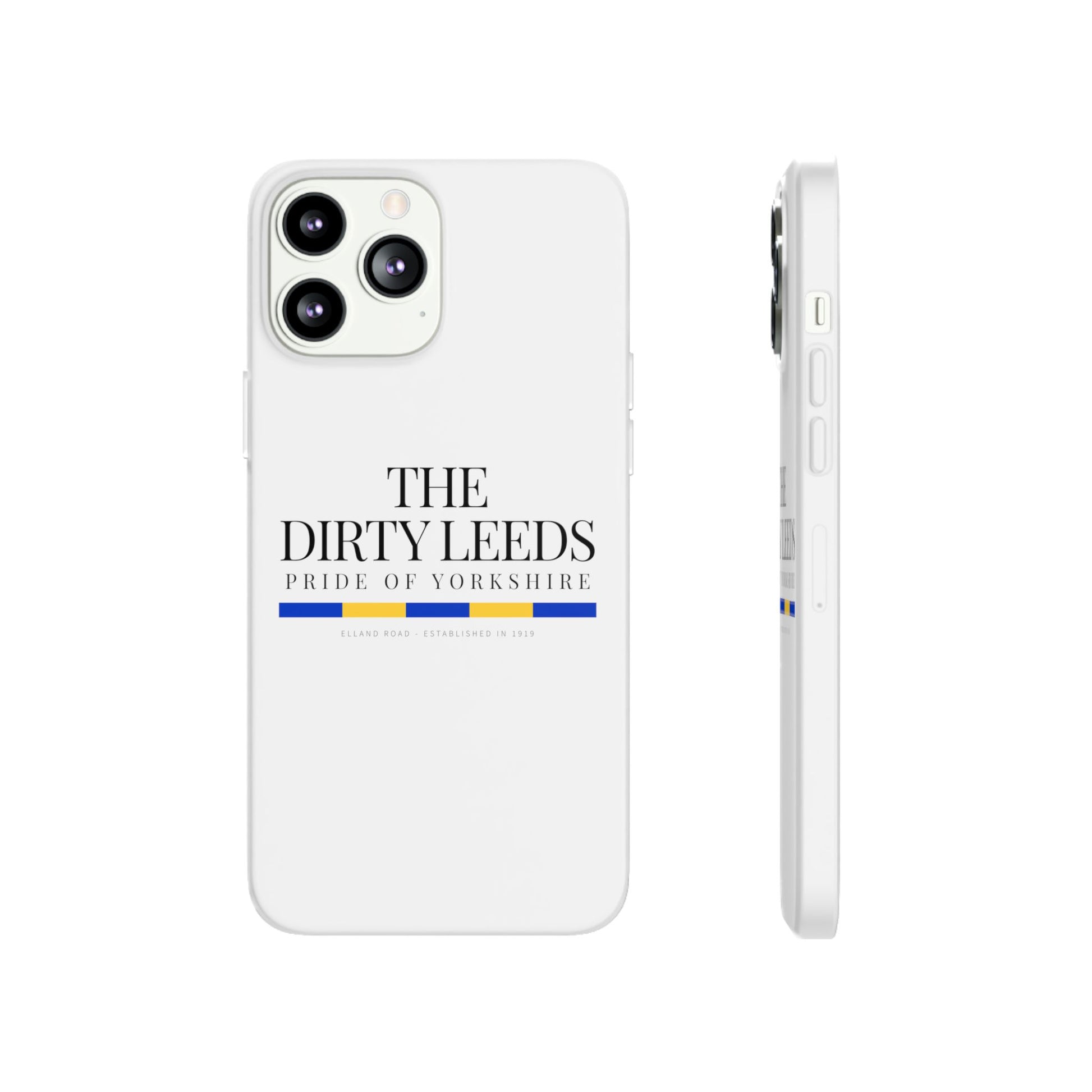 LUFC “The Dirty Leeds: Pride of  Yorkshire” Flexi Phone Case - Lufcnews.co.uk