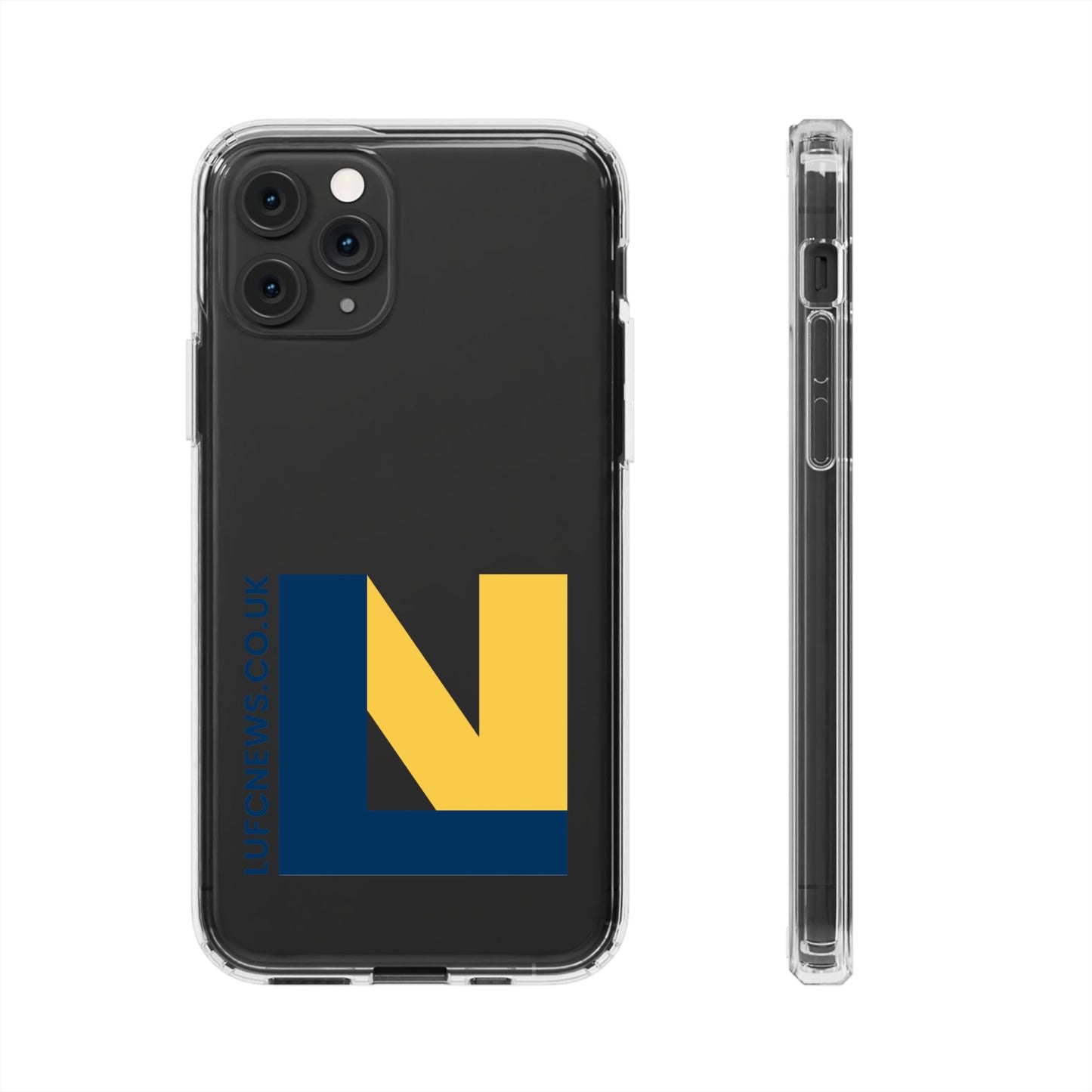Leeds United “LUFCNEWS.CO.UK”  Clear Impact-Resistant Case