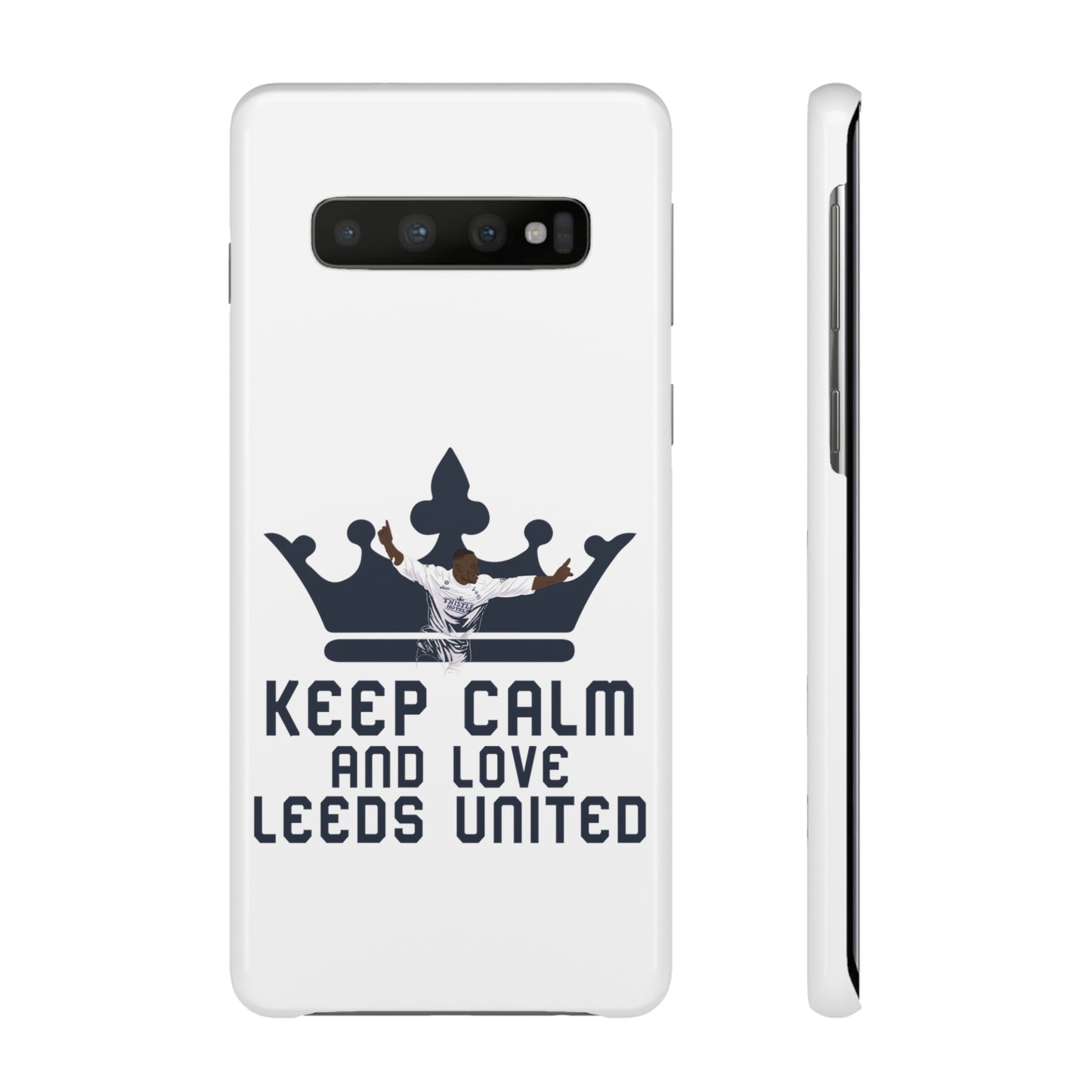 Funda para teléfono Snap - Mantenga la calma y ame al Leeds United