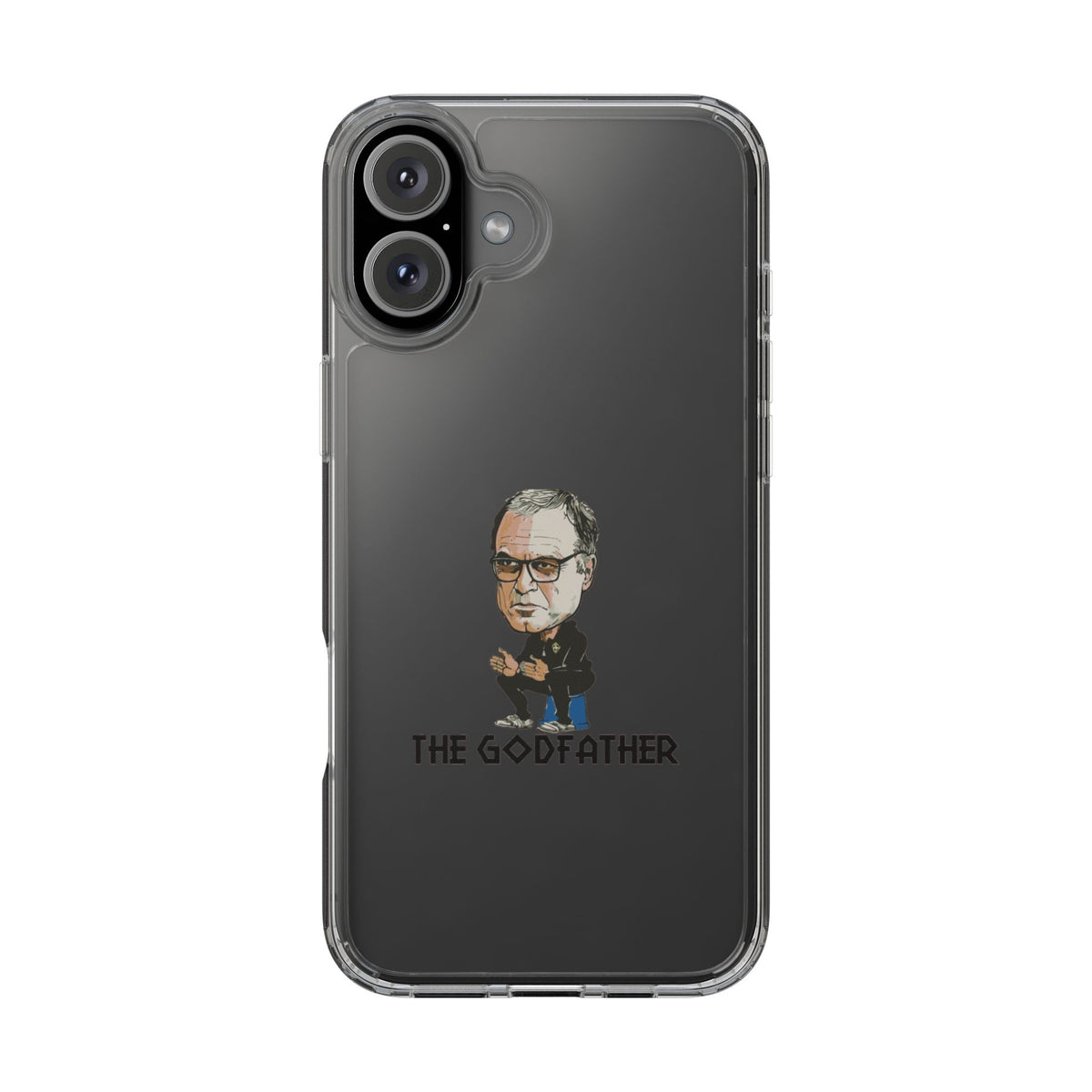 Clear Phone Case - Cartoon Bielsa the Godfather