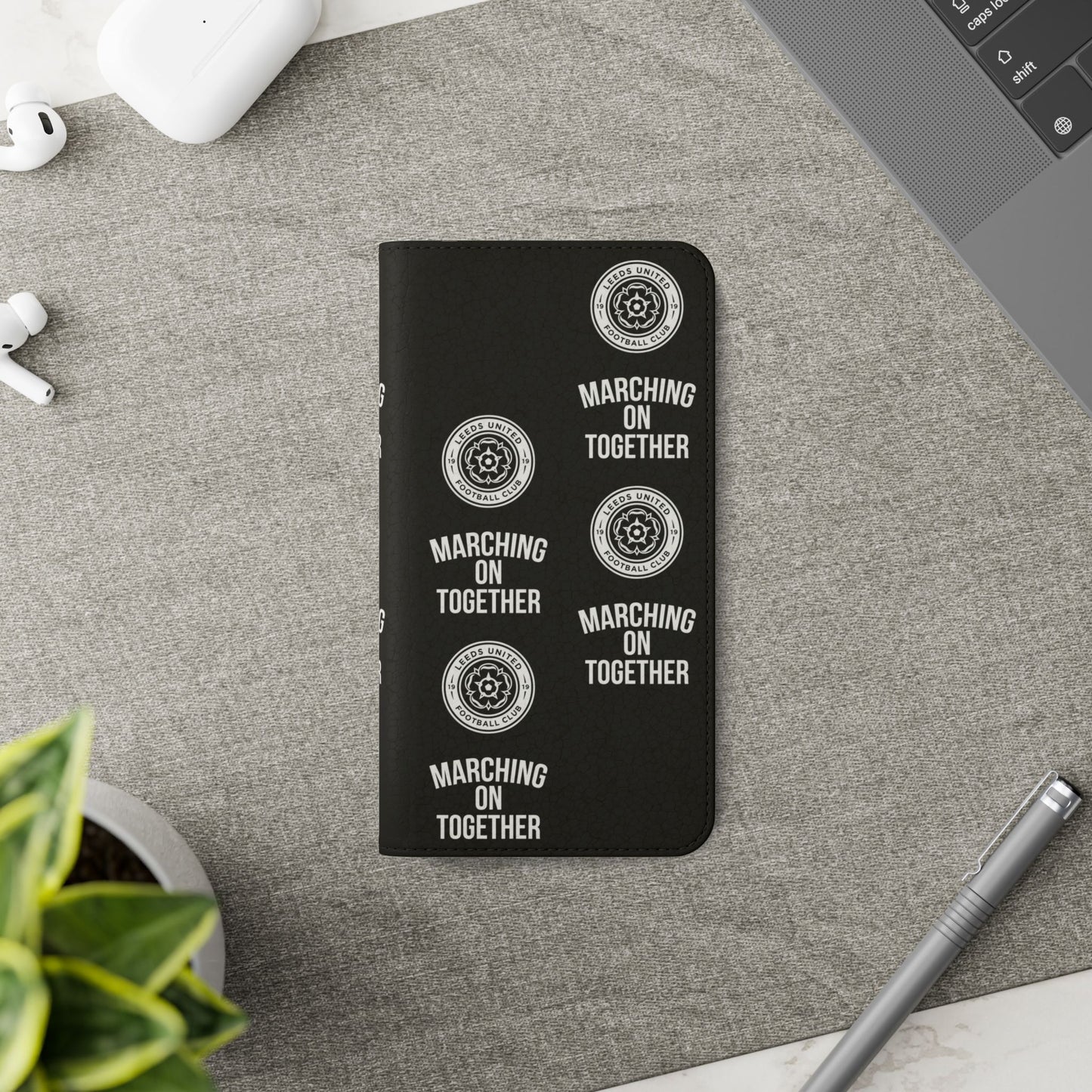 Leeds United "Marching On  Together" Flip Case Phone Wallet