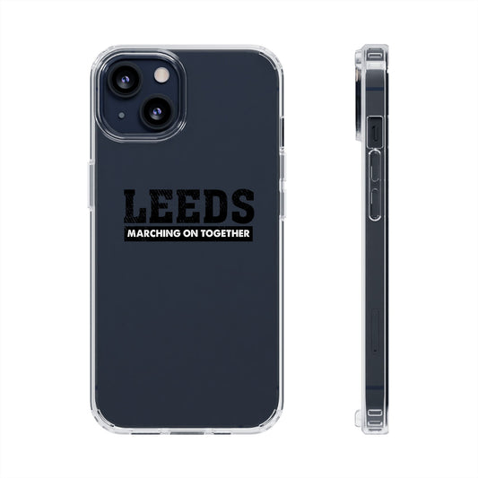 Clear Impact-Resistant Phone Case  “LEEDS: Marching On Together”  Edition