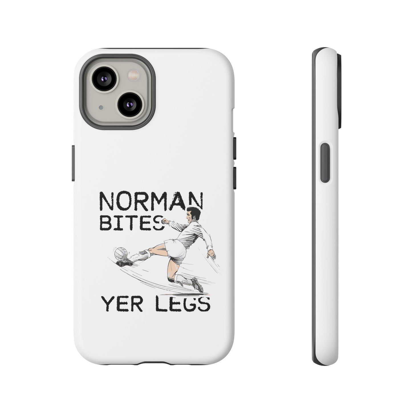 Leeds United NORMAN BITES 'YER  LEGS' Phone Case