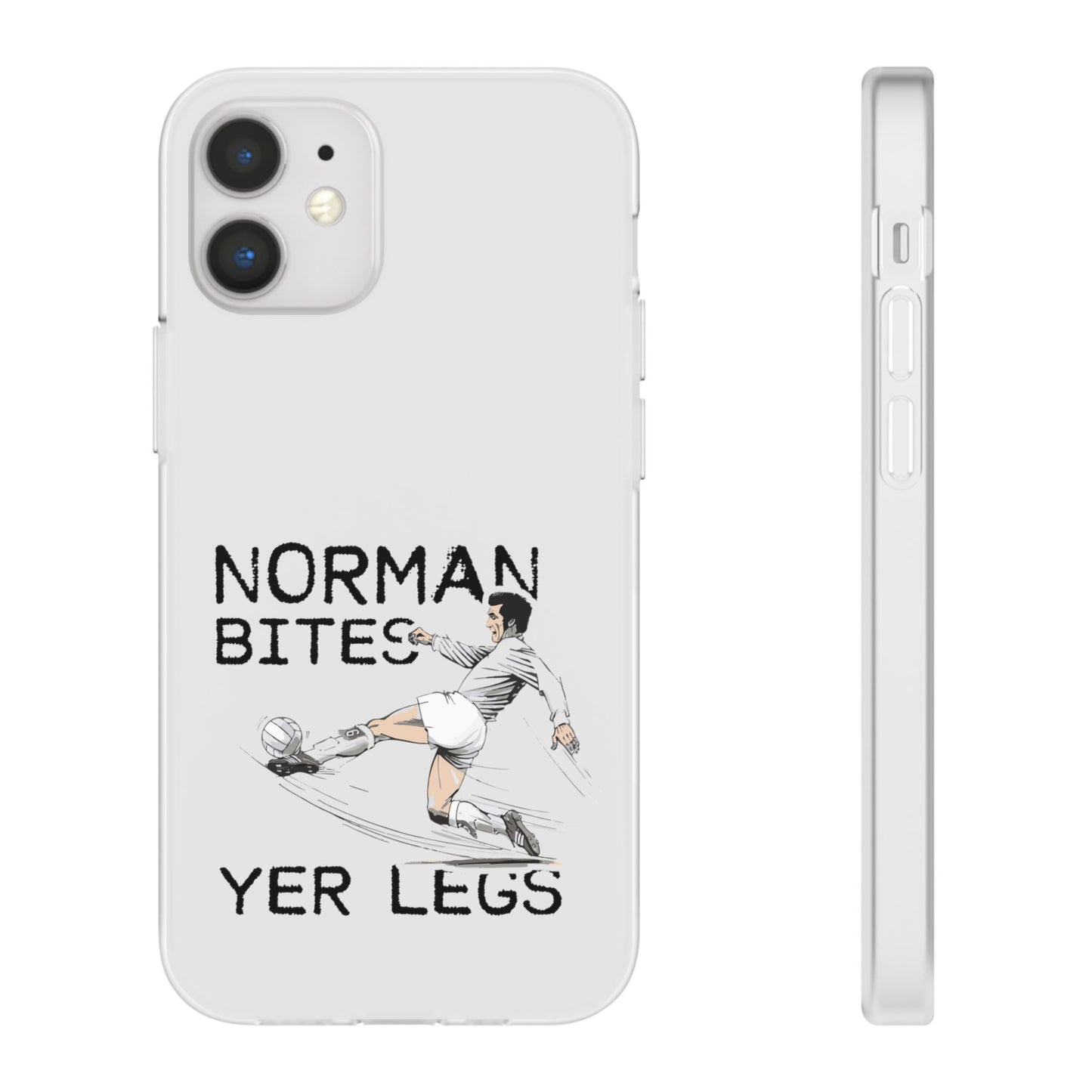 LUFC Norman Bites 'YER LEGS’ Flexi  Case