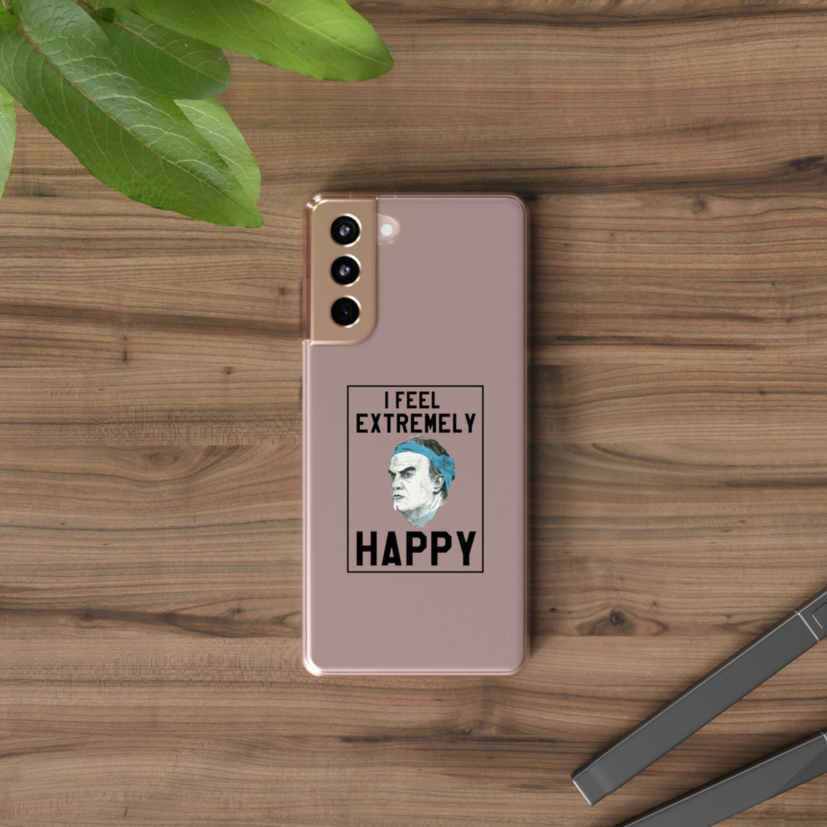 Clear Phone Case - Bielsa I feel Extremely Happy