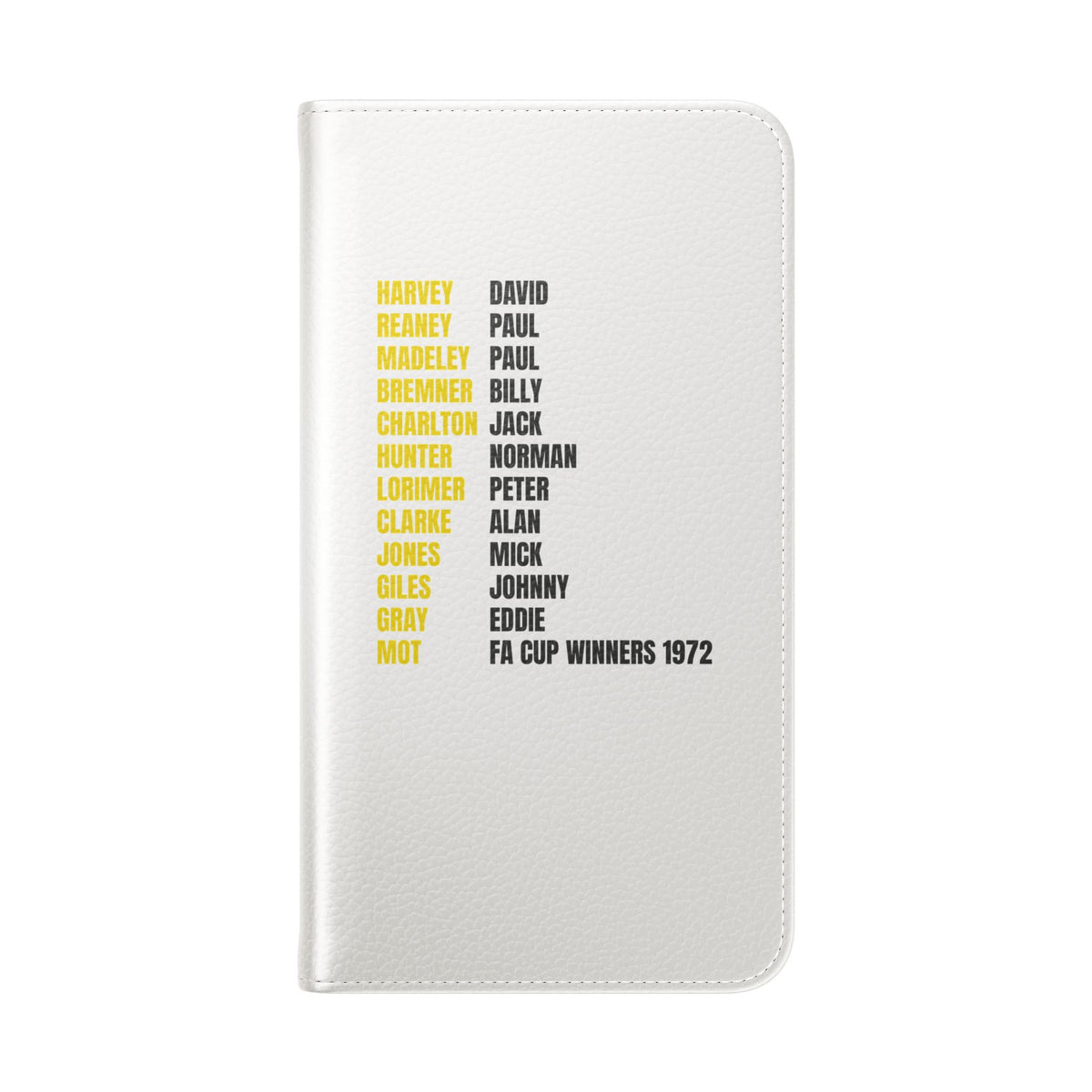 Flip Phone Case - 1972 FA Cup Winners