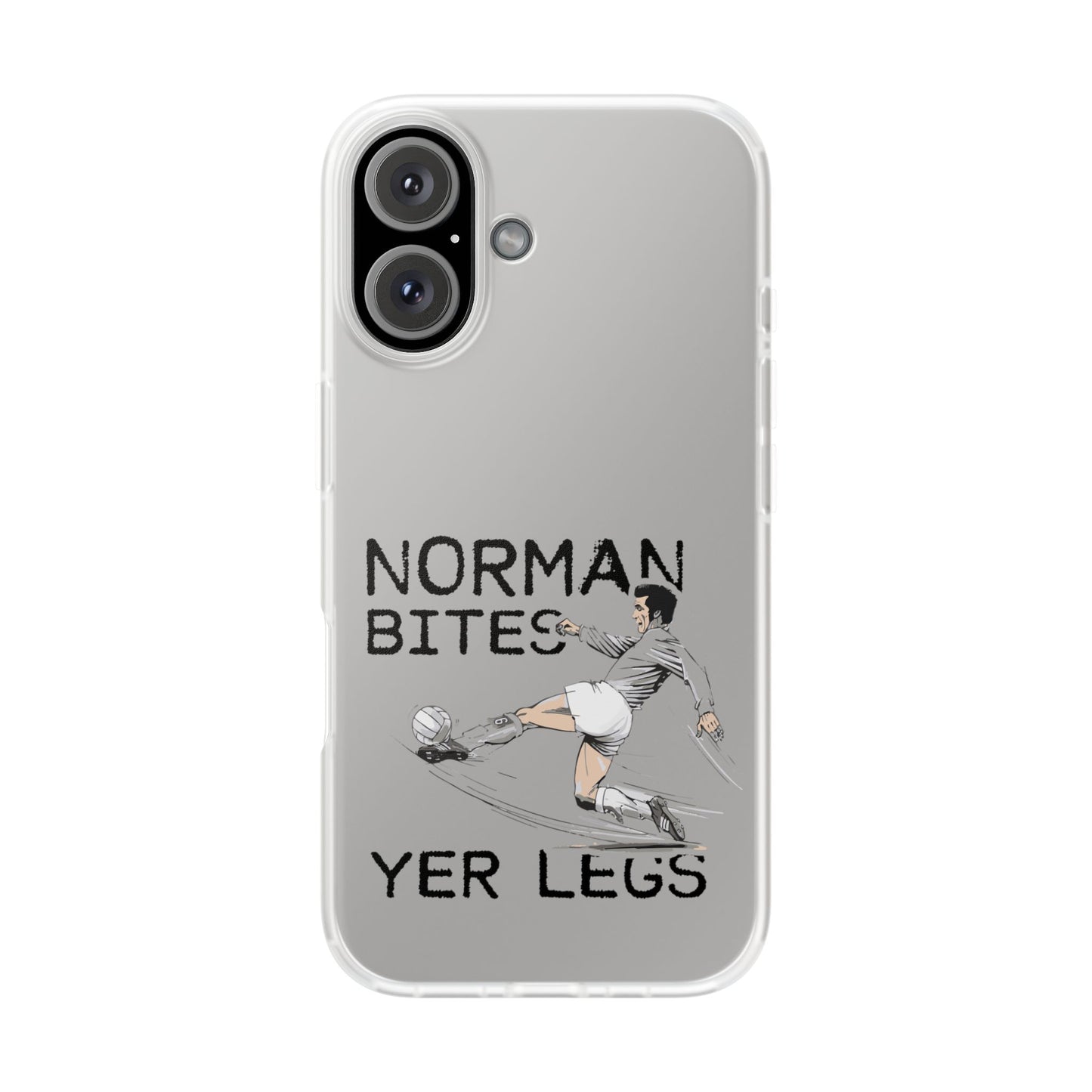 LUFC Norman Bites 'YER LEGS’ Flexi  Case