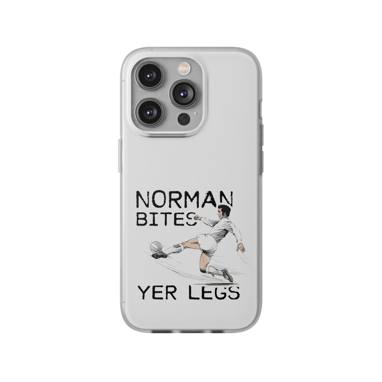 LUFC Norman Bites 'YER LEGS’ Flexi  Case