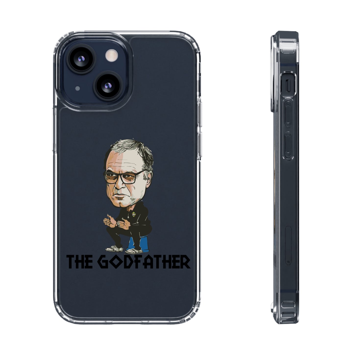 Clear Phone Case - Cartoon Bielsa the Godfather