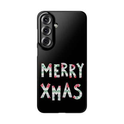 Leeds United "Merry Xmas" Red &  Green Emblem Snap Case: Christmas  Edition