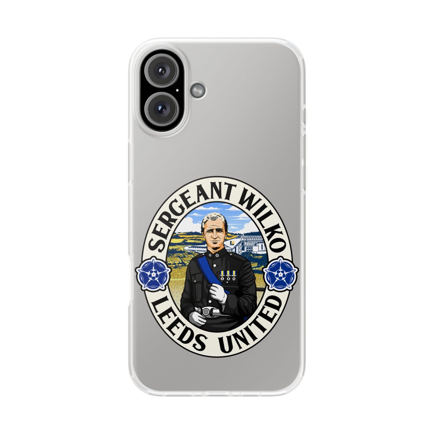 Leeds United 'SERGEANT WILKO'  Retro Football: Flexi Case