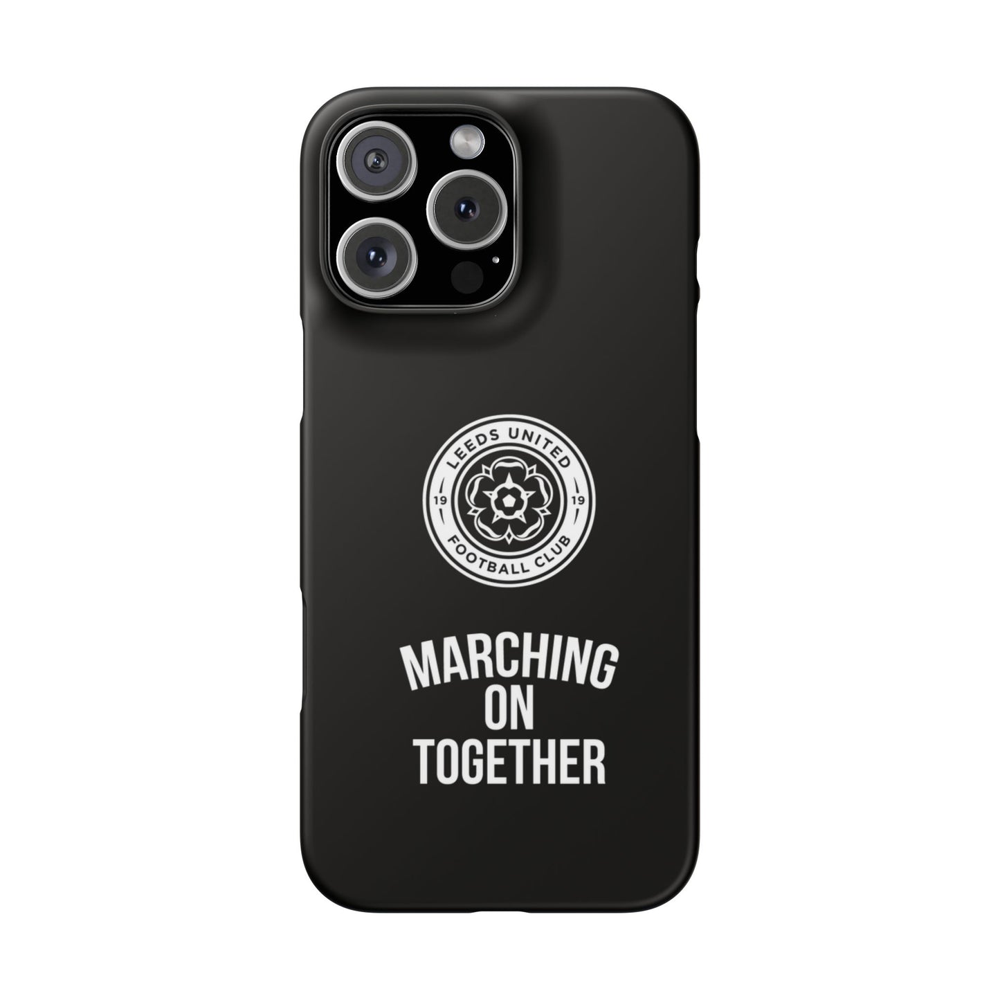 05 Snap Phone Case — "All Leeds Aren't We" Blue & Yellow Emblem