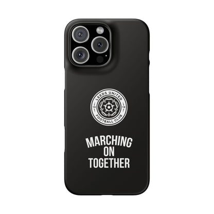 05 Snap Phone Case — "All Leeds Aren't We" Blue & Yellow Emblem