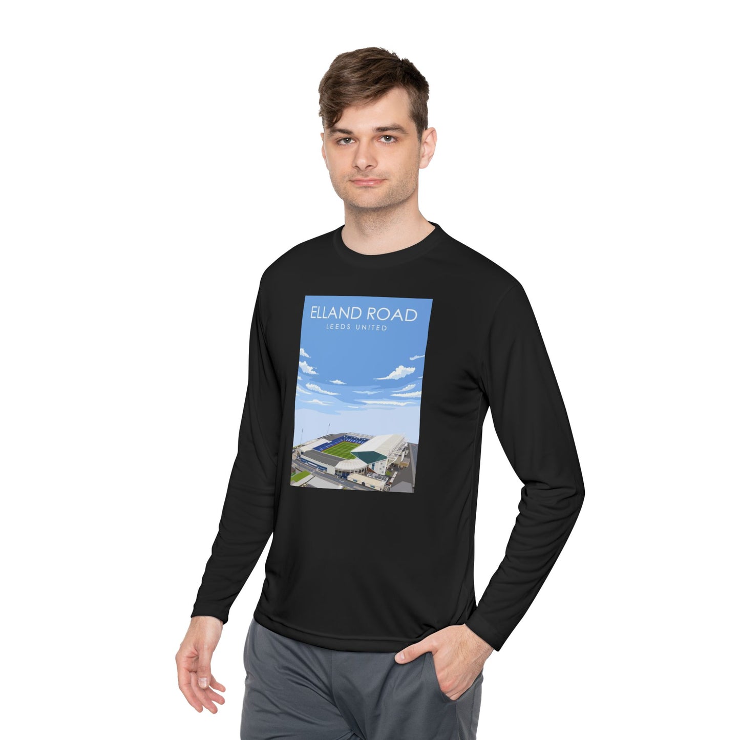 LUFC News Graphic Tee Garment-Dyed Unisex T-Shirt